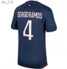 Футбольные майки New 23 24 Mbappe Hakimi Vitinha Paris N.mendes Maillots De Football 2023 2024 Marquinhos Messis Verratti S Мужчины ЖенщиныH240308