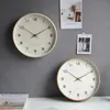 Nordycki styl europejski drewniany zegar ścienny nowoczesny design nordycki minimalis drewno wycisze zegar ścienny salon kuchnia dekoracja domu 240223