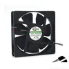 Fans kylningar fläktar kylningar Motor Borstless Axial Fan 120 25 mm 120mm 12cm 115V 230V 7W 2600 rpm 100,2 cfm högkvalitativ stark luftflo DHC0H