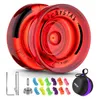 Magicyoyo Responsive Yoyo for Kids K2 Crystal Dual Purpose Plastic Yoyo Nybörjare Ersättande Bolllager 240304