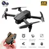 드론 미니 드론 XT6 4K 고화질 Wi-Fi 카메라 FPV 공기 압력 고도 고도 접이식 4 헬리콥터 RC 드론 Q240308