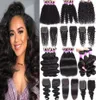 9A Peruwiańskie wiązki Virgin Hair z przedłużeniem zamknięcia nieprzetworzona głęboka fala Kinky Curly Human Hair Bundle z koronkowym zamknięciem 4x4 5879581