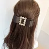 Pince à cheveux en tissu français pour filles, strass en cristal, bijoux de luxe élégants, épingle à cheveux, couvre-chef coréen, accessoires pour cheveux 240305
