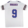 Bobby Boucher #9 The Waterboy Adam Sandler Movie Mud Dogs Bourbon Bowl voetbalshirt 240228