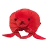 Berets Octopus Sea Animal Hat Plush Stuffed Toy Headwear Cosplay Party Props