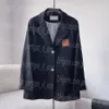 Giacca da donna elegante giacca cappotto manica lunga donna abito formale blazer cappotti firmati di lusso capispalla