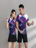 Sweat-shirt décontracté à manches courtes pour hommes et femmes, sport de mode, badminton, maillot de badminton pour jeunes, 2207013937560