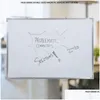 لوحات Whiteboards Bholesale Magnetic Whiteboard Board Single مع أزرار مغناطيس محو القلم لمدرسة Office 50x35cm الألومنيوم Dhoqa