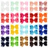 Mignon Grosgrain Ribbebed Hair Bows avec clip 3 pouces mignon bébé fille papillon