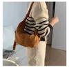 Gommage pu cuir femmes sacs axillaires marque design dames sac à main femme hobos épaule sac à bandoulière Faux daim fourre-tout bolsa marron 240305