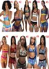 Letter Designer Swimwear Women Swimsuit Sleeveless Vest Bra Shorts Swimming Suit Summer Quick Dry 2 Piece Suit Outfits3279977