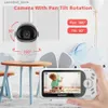 Baby Monitor Camera Baby monitor video da 4,3 pollici con telecamera pan tilt 2.4G audio bidirezionale wireless per visione notturna di sicurezza Q240308