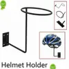 Andra vårdrengöringsverktyg Ny Hat Cap Storage Display Holder Rack Helmet Stand Organizer Hanger Wall Mounted Cargo Net Drop Delivery A DHZ3W