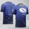 Homens Camisetas EG Team 2024 Uniforme Jersey Homens Esports CSGO Dota2 Valorant Temporada Jogo T-shirt Meninos Manga Curta Malha Respirável Tops