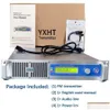 MP3/4 FM-sändare YXHT-1 1KW sändare 1000W Stereo Broadcast Equipment för skolkyrka Radiostationer Drop Delivery Electro DHV0Y