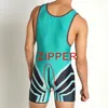 Ensembles de course Hommes Team Summer Race Lutte Singlets Costume Boxe Skinsuit Haltérophilie Gym Collants D'entraînement Course Speedsuit