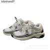 Chaneles Silver Horn King 2023 Nowe buty sportowe damskie metalowe buty buty koronkowe gęste podeszwy swobodny buty do biegania