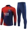 23 24 Tuta PS GS Men Football Trainsuits Training Suit Maillot Jerseys Kit Kit 2023 2024 Paris Mbappe Мужчина и детский футбольный спортивный костюм бегает выживание.