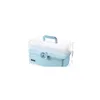 Storage Boxes & Bins Medicine Box Portable First Aid Kit Storage Plastic Mtifunctional Family Organizer With Handle Large Capacity 210 Dhpgn