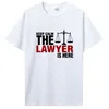 Mens T Shirts Novelty Awesome Keep Calm The Lawyer Is Here Shirt Valentines Party Short Sleeve Funny Harajuku Hip Hop T-shirt Streetwear