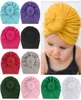 11 kolorów Uszy dziecięce okrywa czapki w stylu europejskim moda dziecięca indyjski kapelusz dziecięcy węzeł turbanowy okłada kaps9555300