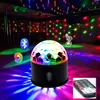 9-färgs kristallboll disco lamp led färgglad projecter nattljus Bluetooth Music KTV Bar DJ Party Stage Light Light