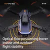 DRONS P18 G DRONE 8K HDEDEFINITION TRIPLE KAMERA OPTICAL FLOW POSITIONING Intelligent hinder Undvikande Fällning Fyra helikopter RC 9000M Q240308