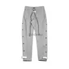 Men's Pants Pants High Pants Side button Sweatpants sports trousers Streetwear 240308