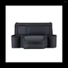 Bilarrangör förvaringsficka mellan säten med kopphållare vävnad multipturpose handväska svart