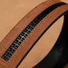 Belts Cowhide Without Buckle Craft DIY 3.5cm Waistband Genuine Leather Belt Classic Non-porous Girdle