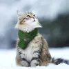 Köpek Giyim Pet Eşarp Kış Kedi Oyuncak Ayı Schnauzer Boyun sargısı Noel Makaleleri Bib Aksesuarları