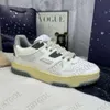 Designer Schoenen Mannen Verontruste Effect Sneaker Trainer Rubberen Handvatten Script Mannen Casual Wandelschoenen Met Doos 532