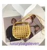 Luxur Designer Tote Bags Bottgs Vents's Sardine Online Store Mini Summer Woven Bag Cowhide Metal Handle Single Shoulder Diagonal Straddle With Real Logo