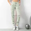 Active Pants Yoga Pants DrawString Elastic Midje Joggers Outfits Sport Loose Fit Gym Clothing Running Fitness Pocket Casual Tights 2438