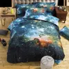 Ganze- 2016 Neue 4 3 stücke Galaxy 3D Bettwäsche Sets Universum Weltraum Bettbezug Bettlaken Spannbettlaken pill279M
