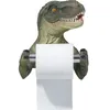 Porte-papier hygiénique dessin animé dinosaure rouleau serviette étagère support résine tissu décor pour maison chambre salle de bain 240304