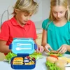 Dinnerware Unch Box Kids Multi-compartment Fruit Storage Container Large Capacity Leakproof Cake Cupcake Lunch For Adults