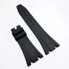 27mm 18mm Black Rbber Clasp Strap Watch Band for Royal Oak 39mm 41mmモデル15400 153002964