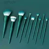 Make-up kwasten Make-up tools Make-up kwasten Jade serie 10PCS+ tas make-up kwasten Ondersteuning maatwerk 240308