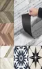 3D Naklejki podłogowe Wodoodporne płytki w naklejenie ścienne drewno samoprzylepne tapety do łazienki do salonu dekoracje domowe 20300 T24949524