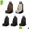 Cojines de asiento Nuevo asiento de coche de verano Accesorios ER Interiores Cojín Antideslizante Almohadilla de silla delantera para protector de vehículo Drop Entrega Autom DH5JF