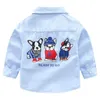 2018 Nuovo arrivo Enfant Ragazzi Ragazze Camicie Cotone Bambini Vestiti Manica lunga Classico Cartoon cane Bambini Camicette Ragazzi Camicia 26y6973041