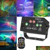 Iluminação a laser Mini Dj Disco Laser Light Projetor Stage Strobe Sound Ativado Rave Northern Lights Holiday Party Lamp Drop Delivery Dhyoi