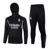 2324 Real Madrids Half Zipper Long Pull Tracksuits Jacket Football Tracksuit Suit Suit Soccer Chandal Futbol Hazard Asensio Isco Chandal الركض على قيد الحياة