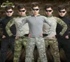 11 colors hunting clothing airsoft camouflage suit military unfirom paintball equipment military clothing combat shirt uniform9664625