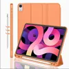 2024 iPad Pro 용 PU 가죽 케이스 12.9 11 iPad Air Shopproof Magic Pencil Holder TPU 태블릿 Filp Cover Ipad 10Gen Mini 4 5 6 마그네틱 웨이크 업 펜 슬롯이있는 OPP 백