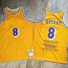 빈티지 정통 Dennis Rodman Throwback Jersey 73 Bryant Basketball Team Color Purple Yellow Blue Black Beige Sport 1996 1998 2001 2007 레트로