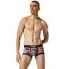 Sous-vêtements 2pcs / lot SEOBEAN Sous-vêtements pour hommes Hommes Taille basse Boxershorts Boxer