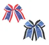 8Pcslot 7039039 Handmade Three Layer Ribbon Sequins Cheer Bows With Elastic Girls Cheerleading Boutique Hair Accessories9733983