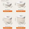 الجرار الغذائية Canisters Dispenser Organizer Storage حاوية كبيرة السعة طعام صافي شفاف المطبخ دبابة الخزان مع L36 مختومة